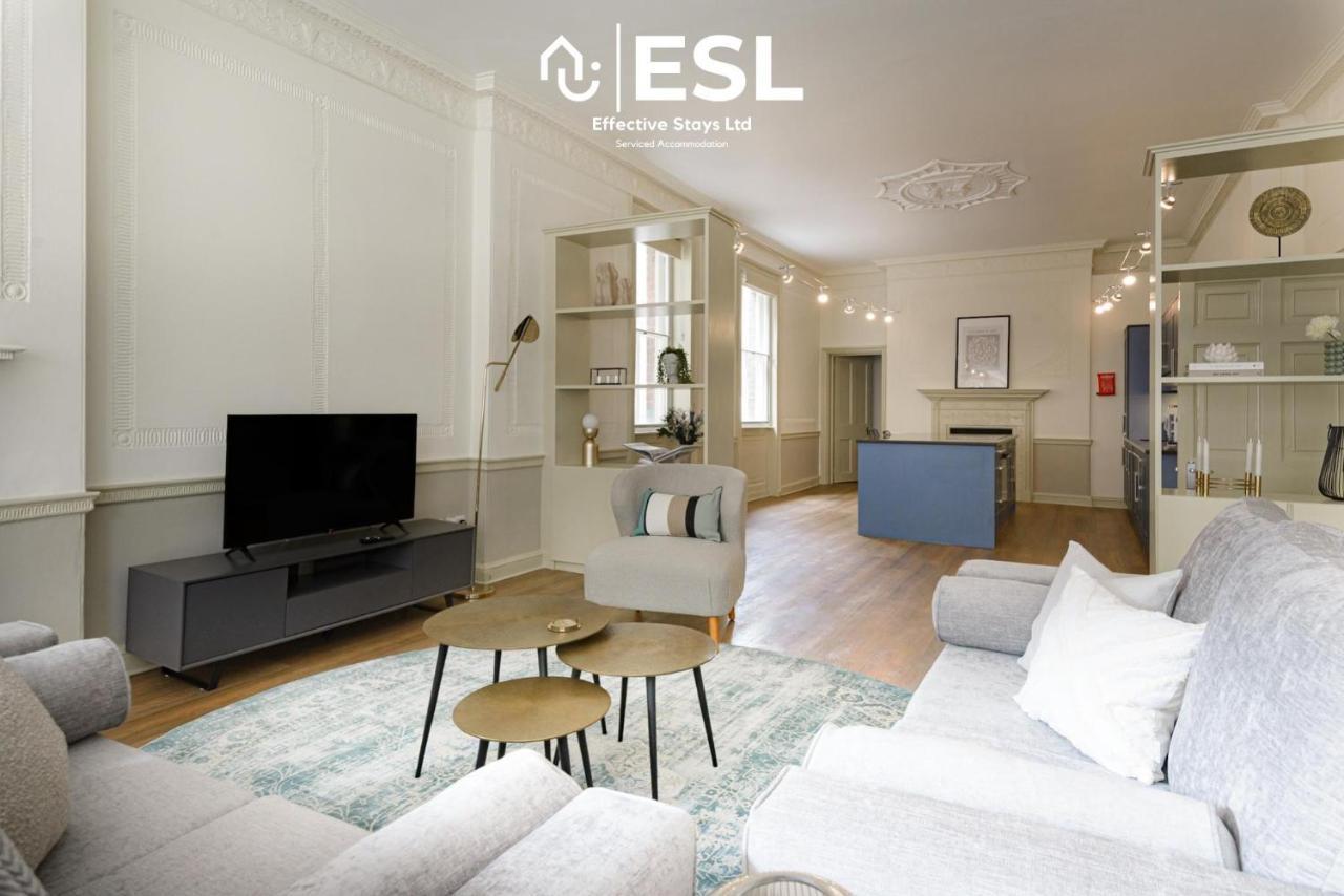 Most Central Luxury Grade 2 Listed Apartment Overlooking Shrewsbury Square - Free Parking Esterno foto