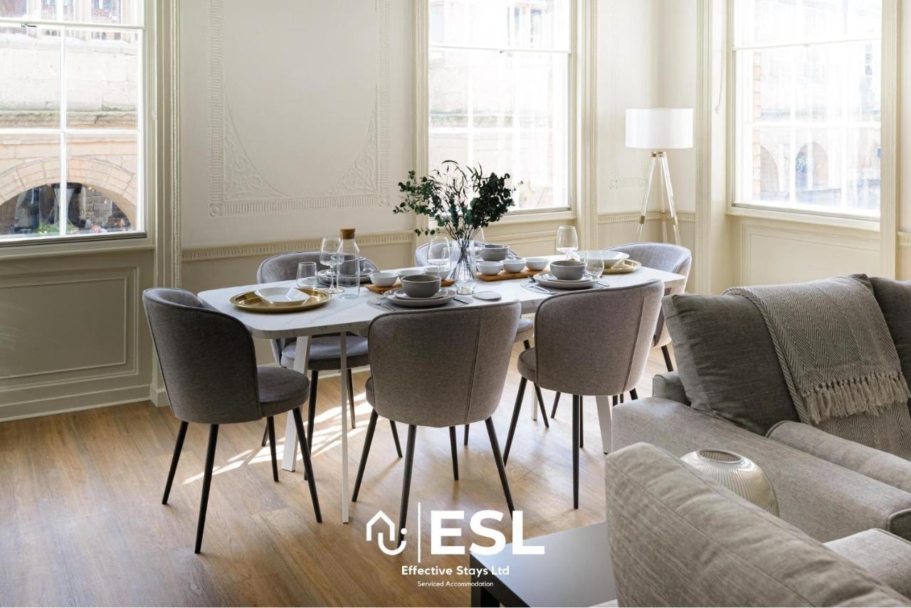 Most Central Luxury Grade 2 Listed Apartment Overlooking Shrewsbury Square - Free Parking Esterno foto