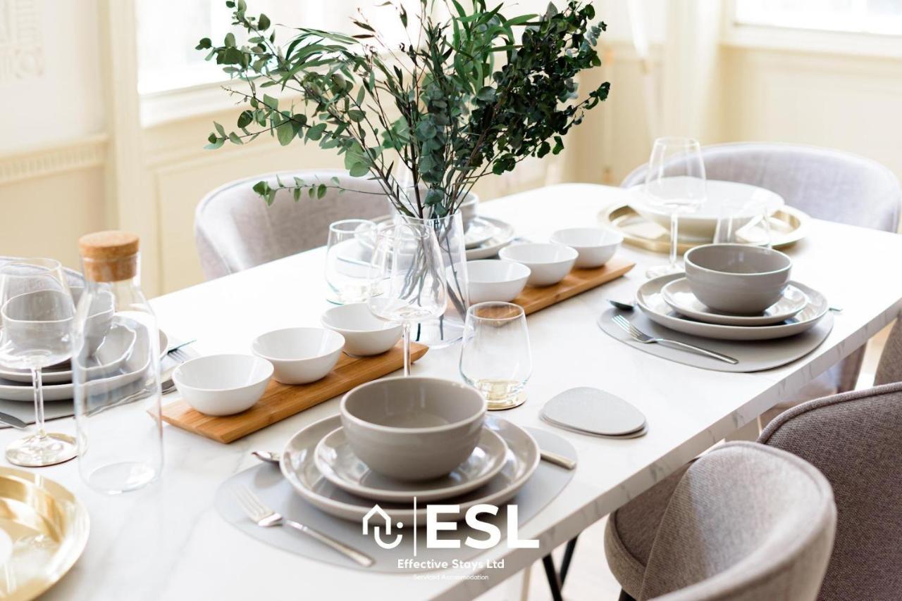 Most Central Luxury Grade 2 Listed Apartment Overlooking Shrewsbury Square - Free Parking Esterno foto