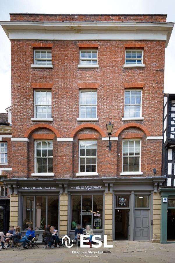 Most Central Luxury Grade 2 Listed Apartment Overlooking Shrewsbury Square - Free Parking Esterno foto