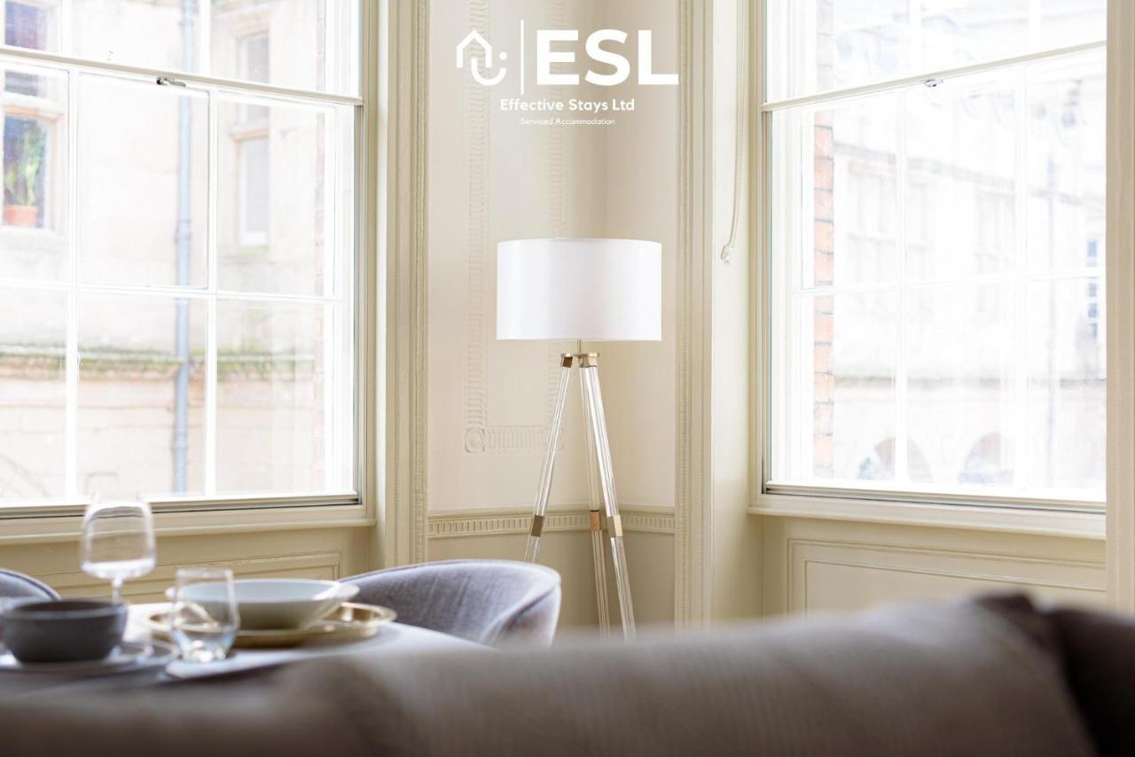 Most Central Luxury Grade 2 Listed Apartment Overlooking Shrewsbury Square - Free Parking Esterno foto