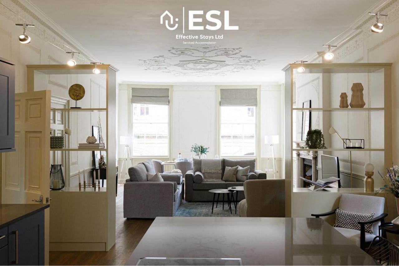 Most Central Luxury Grade 2 Listed Apartment Overlooking Shrewsbury Square - Free Parking Esterno foto