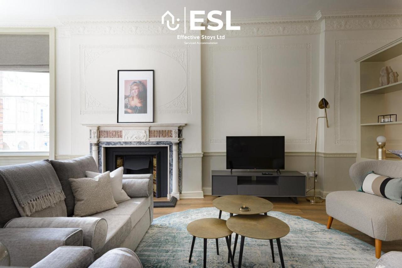 Most Central Luxury Grade 2 Listed Apartment Overlooking Shrewsbury Square - Free Parking Esterno foto