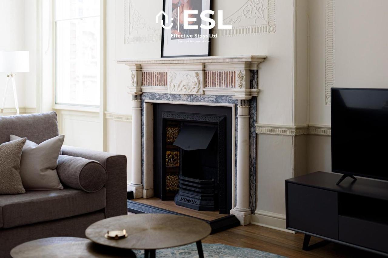 Most Central Luxury Grade 2 Listed Apartment Overlooking Shrewsbury Square - Free Parking Esterno foto