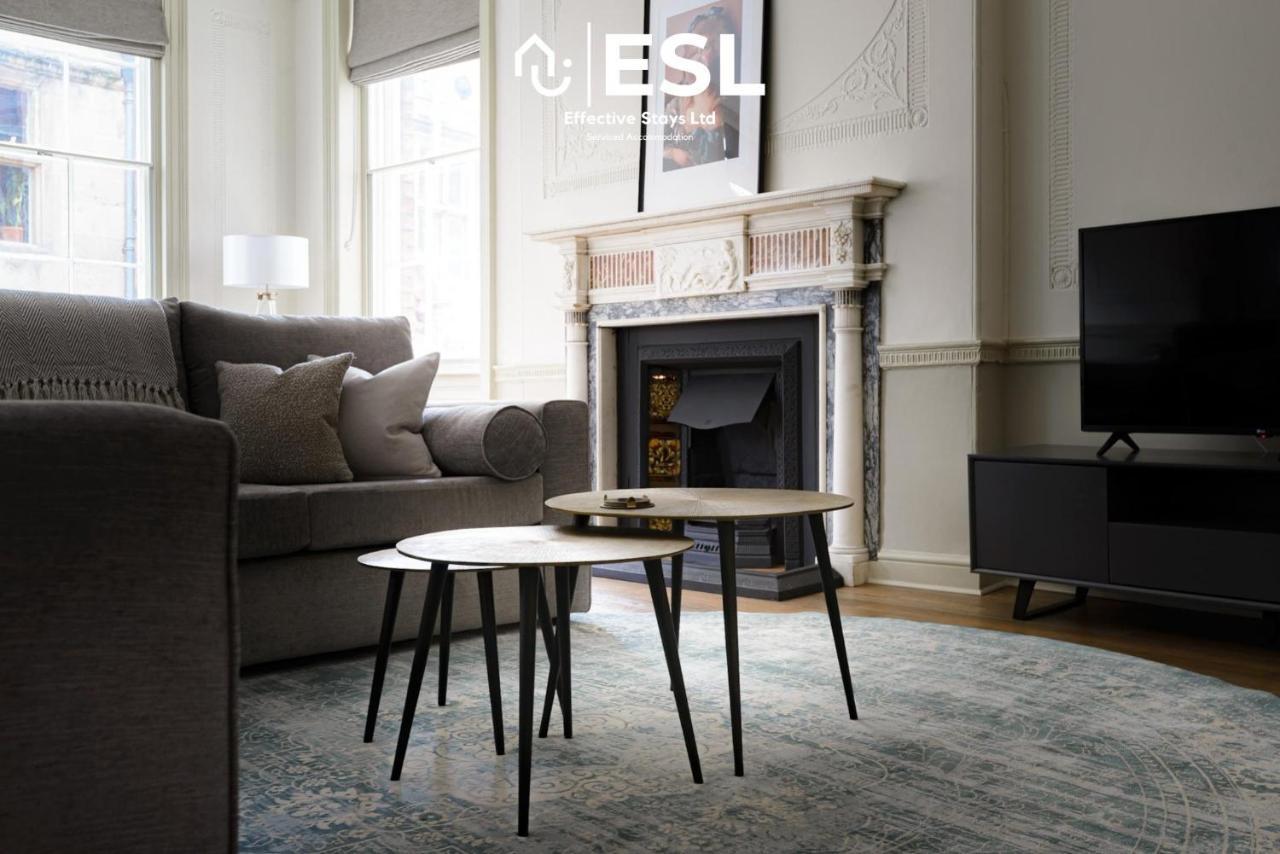 Most Central Luxury Grade 2 Listed Apartment Overlooking Shrewsbury Square - Free Parking Esterno foto